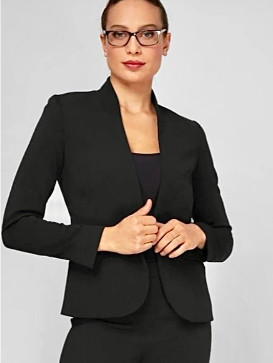 New Nora Gardner Alanna Black Blazer Size 8 Nyc Designer Career Workwear